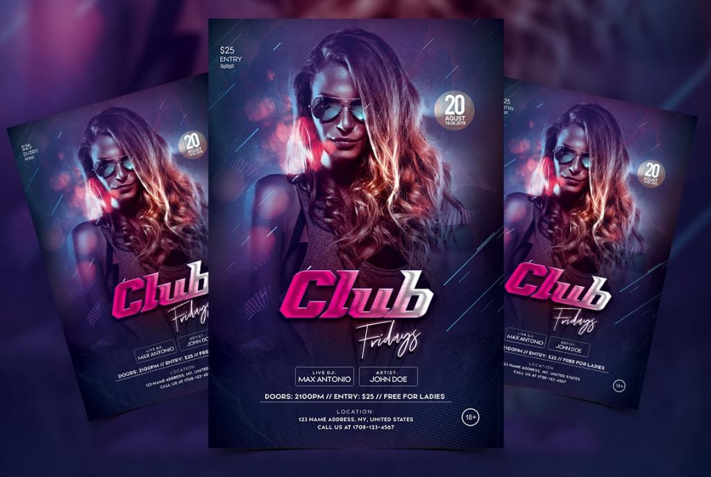 Future Party – Free Flyer PSD Template - PSDFlyer