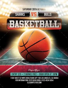 Basketball – Free Flyer PSD Template