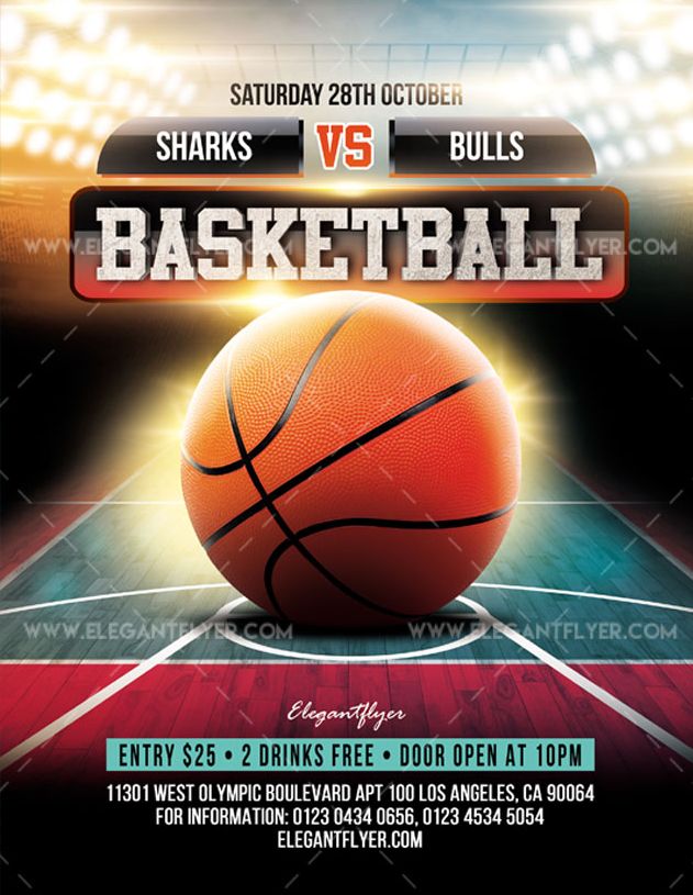 Basketball Flyer Template Word