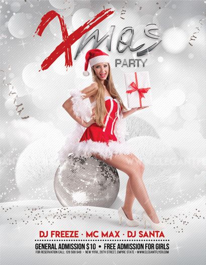 Xmas Party – Free Flyer in PSD