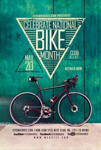 Bike Month Free PSD Flyer Template