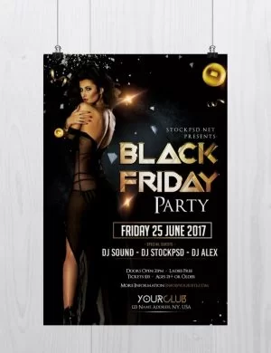 Black Friday Free PSD Flyer Template