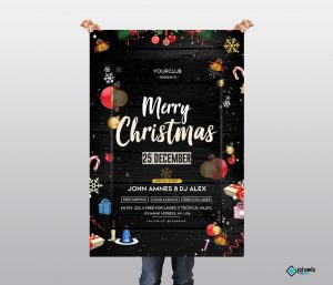 Christmas Event Free PSD Flyer Template