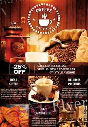 Coffe FREE PSD Flyer Template