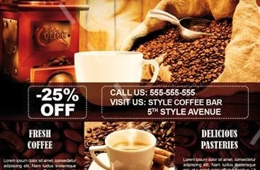 Coffe FREE PSD Flyer Template