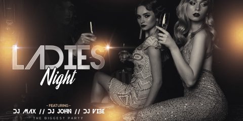 Free Ladies Night PSD Flyer Template