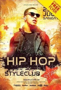 Hip Hop Star FREE Flyer PSD Template