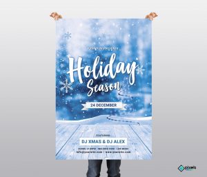 Holiday Season – Christmas Free PSD Flyer Template