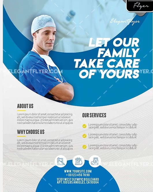 Medical Clinic – Free Flyer PSD Template