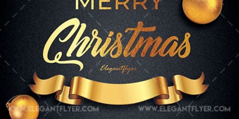 Merry Christmas – Free Flyer PSD Template