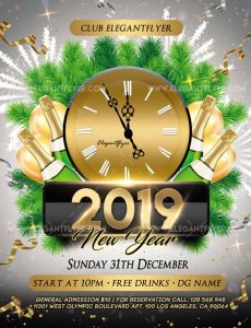 New Year – Free Flyer PSD Template