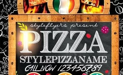 Pizza FREE PSD Flyer Template