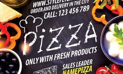 Pizza FREE PSD Flyer Template
