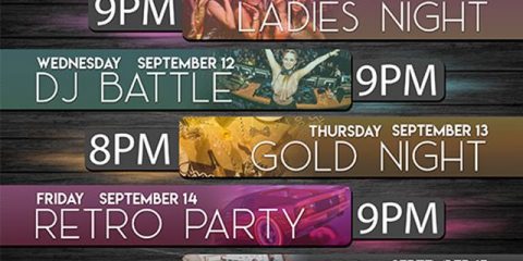 Upcoming events – Free Flyer PSD Template