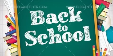 Back to School – Free Flyer PSD Template
