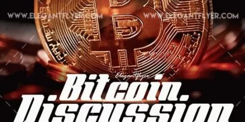 Bitcoin Discussion Free PSD Flyer Template