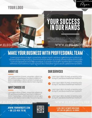 Business Agency – Free Flyer PSD Template