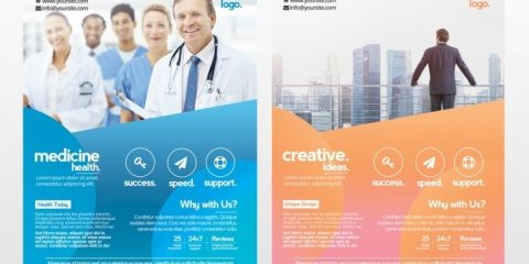 Business and Medicine Health – Free PSD Flyer Template