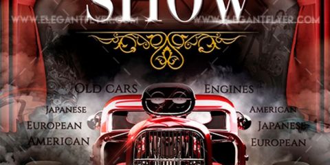 Car Show – Free Flyer PSD Template