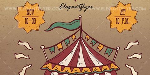 Carnival Free PSD Flyer Template