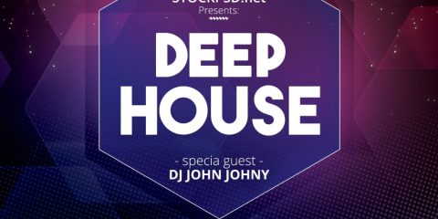 Deep House – Free PSD Flyer Template