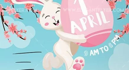 Easter Party – Free Flyer PSD Template