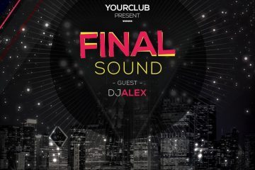 Finale Sound – Free PSD Flyer Template
