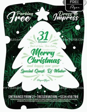 Free Merry Christmas Flyer Template