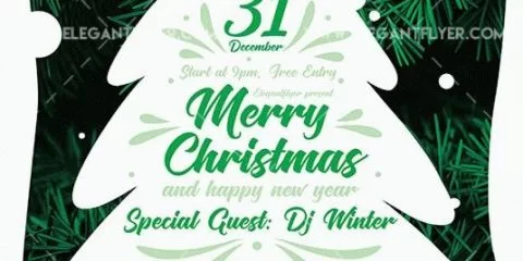 Free Merry Christmas Flyer Template