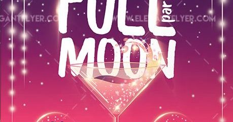 Full Moon Party – Free Flyer PSD Template