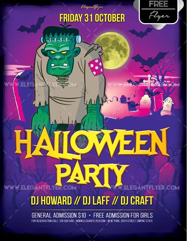 Halloween Free PSD Flyer Templates