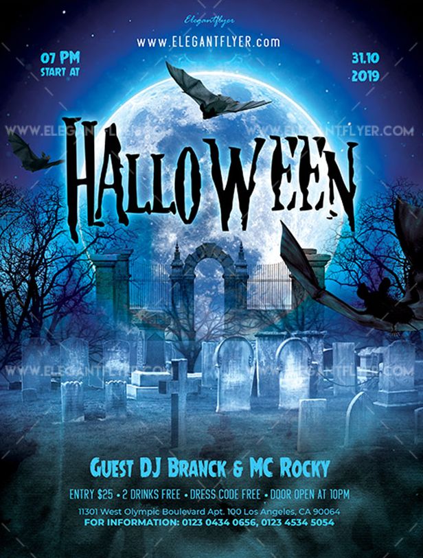 Halloween – Free Flyer PSD Template