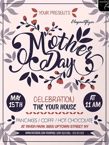 Mother Day – Free Flyer PSD Template