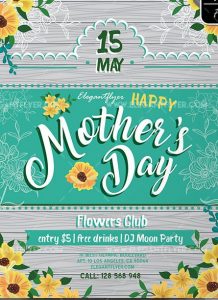Mother’s Day – Free Flyer PSD Template