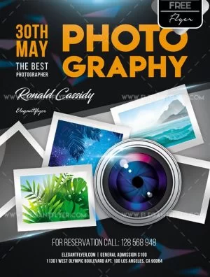 Photography – Free Flyer PSD Template
