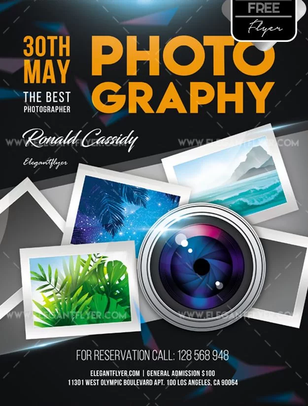 Photography – Free Flyer PSD Template