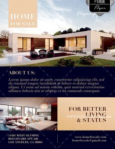 Real Estate Free PSD Flyer Template
