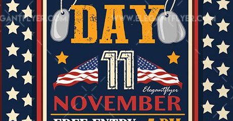 Veterans Day – Free Flyer PSD Template