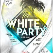 White Party – Free Flyer PSD Template
