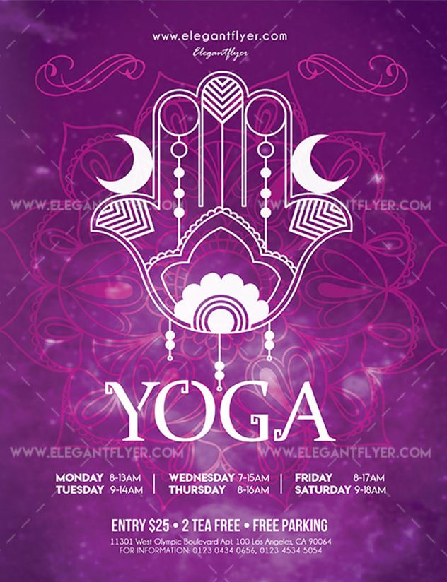 Yoga Free PSD Flyer Template