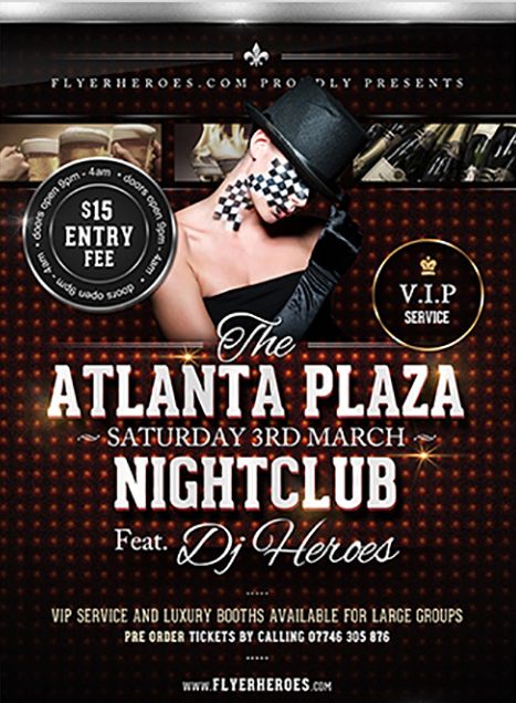 Atlanta Plaza Free PSD Flyer Template