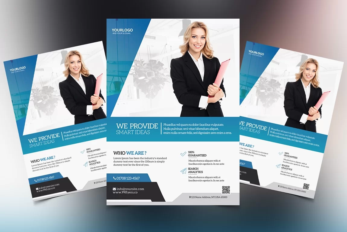 Creative Agency Free PSD Flyer Template