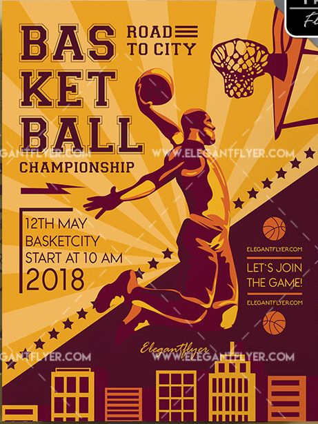 Free Basketball Flyer – Free Flyer PSD Template