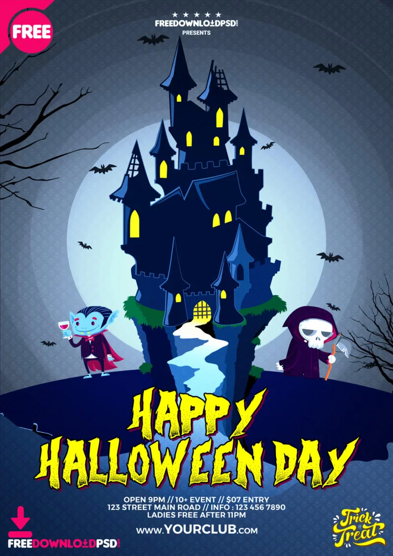 Halloween Day Flyer Template