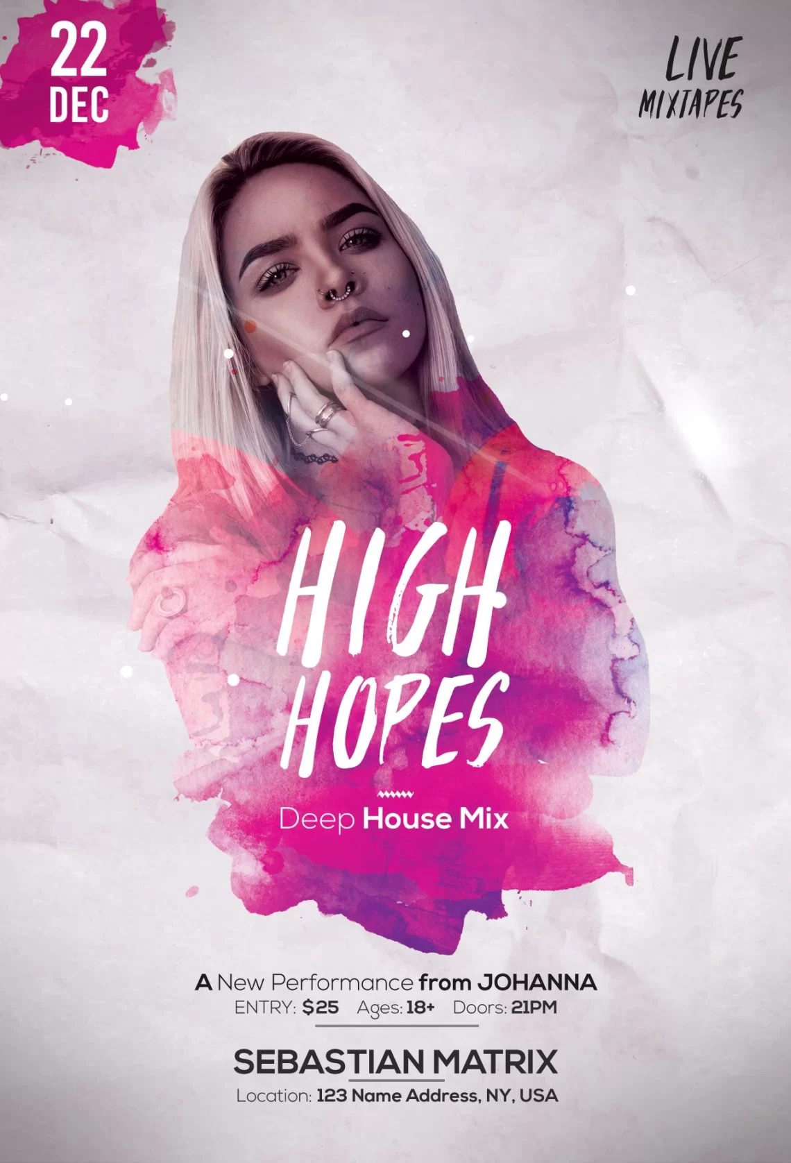 High Hopes – Free PSD Flyer Template
