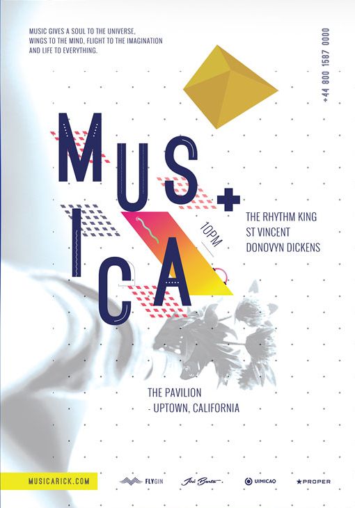 Musica Pavilion – Free PSD Flyer Template