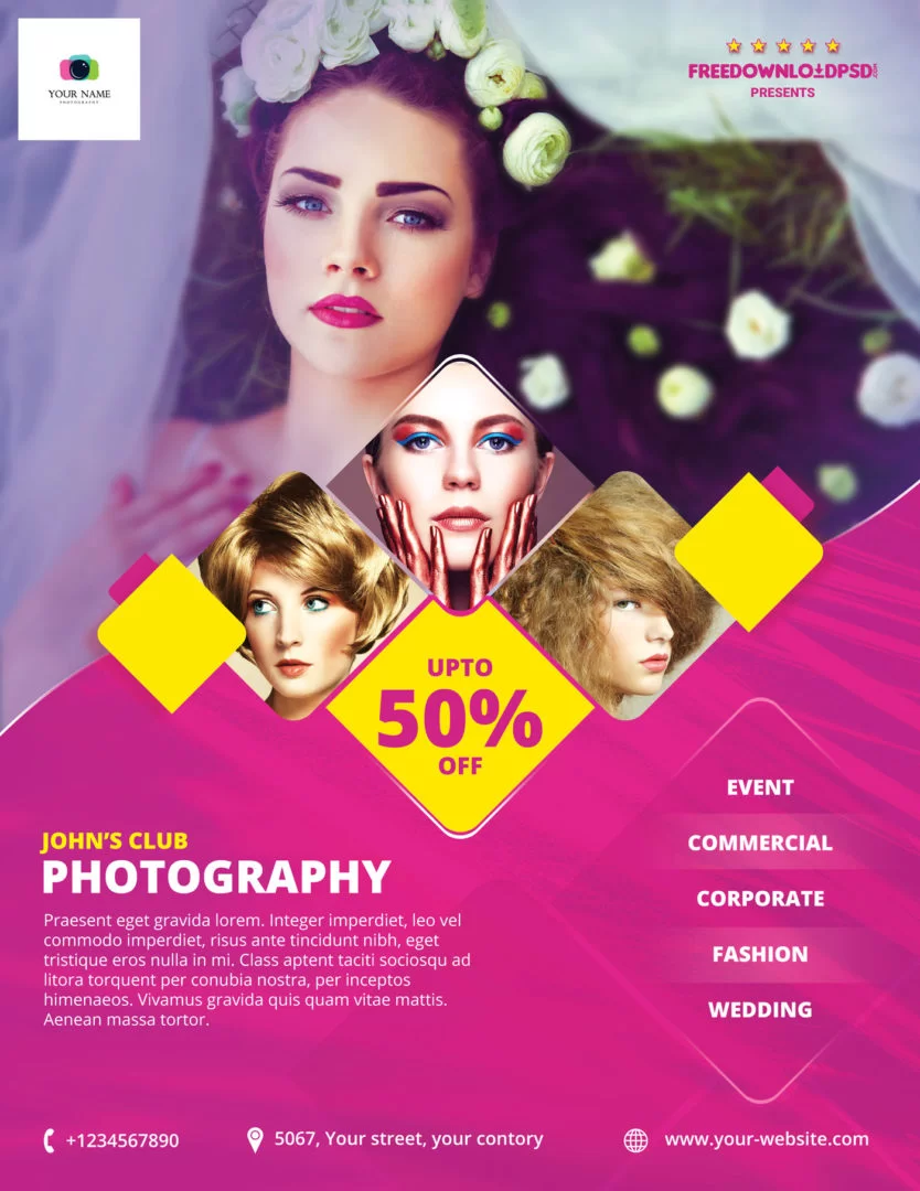 Photography Flyer Template - PSDFlyer In Photography Flyer Templates Photoshop