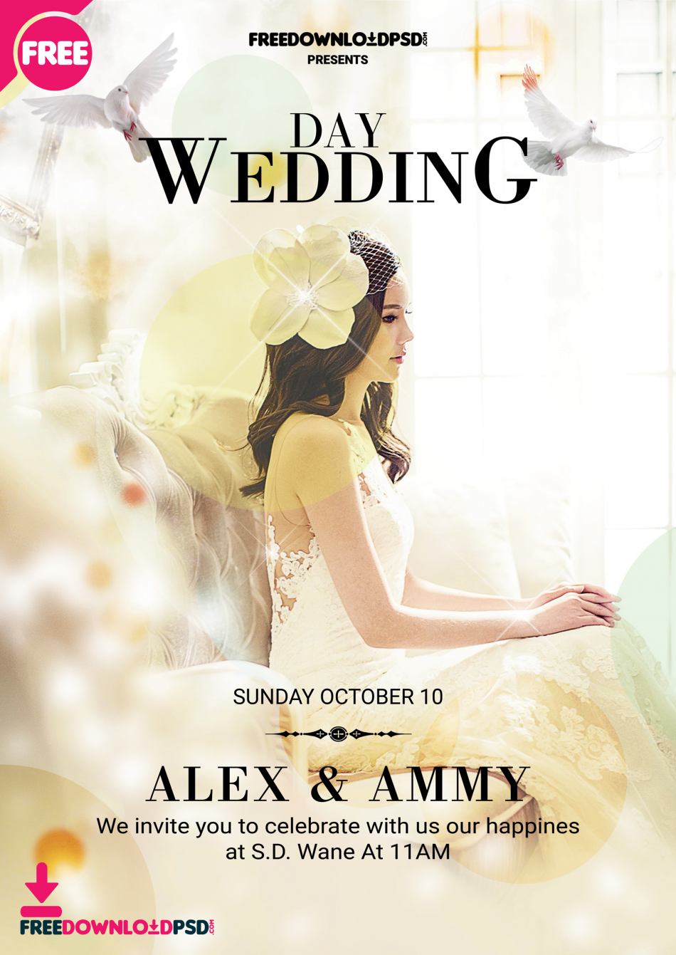 Wedding Flyer Template Psd - Psdflyer