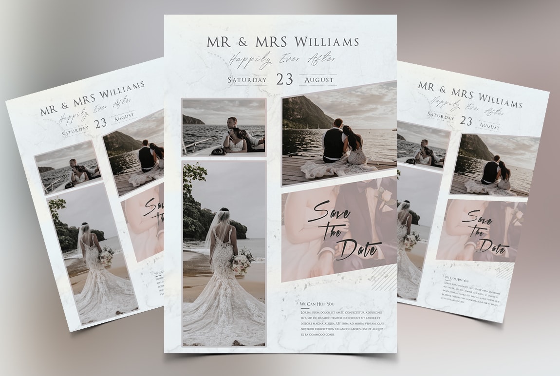 Wedding Photography Free PSD Flyer Template