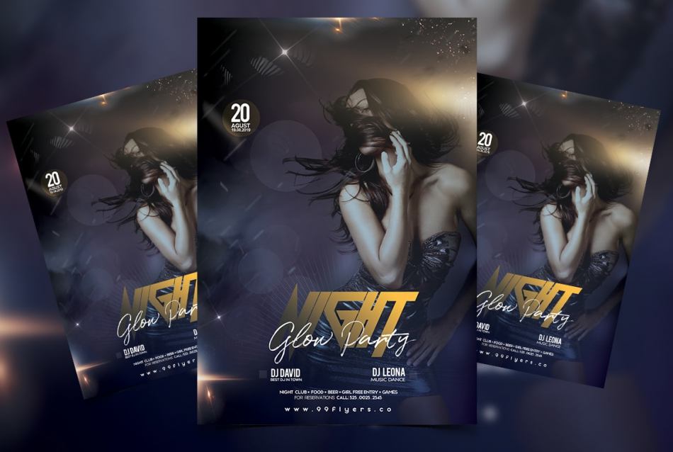 Sexy Lady Free Flyer Psd Template Psdflyer